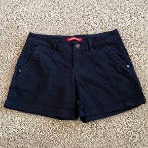 Union bay black stretchy shorts